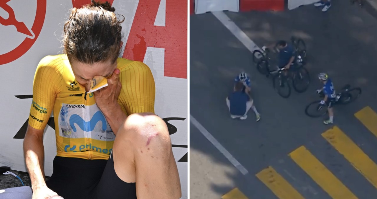 Wypadek rywalki Niewiadomej-Phinney. Nie utrzymała miejsca na podium TdF