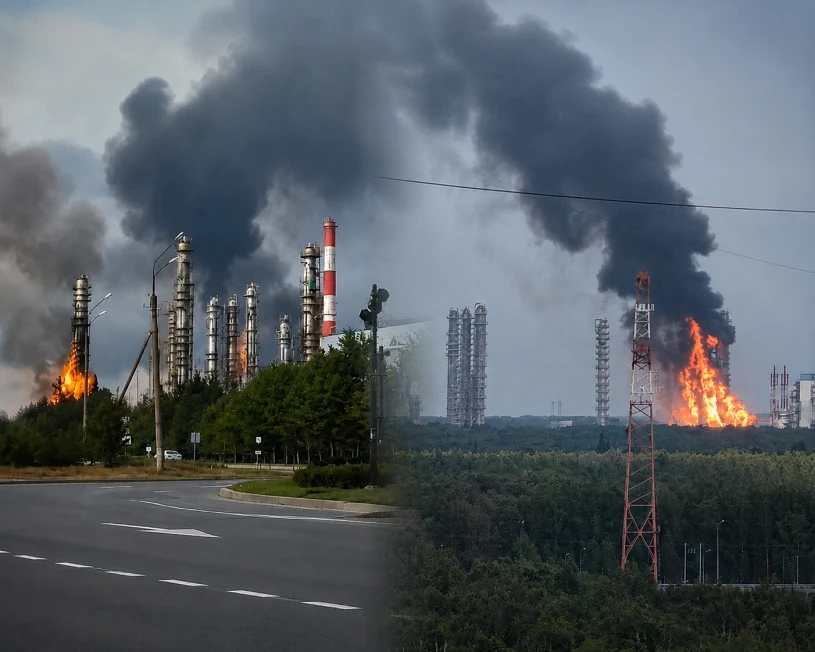 Ukraińskie drony przeleciały ponad 2 tys. km. Uderzenie w rosyjski zakład