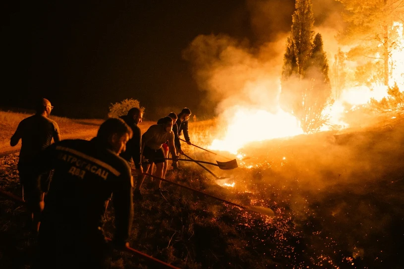 Europejski kraj walczy z potężną falą pożarów. Seria ewakuacji