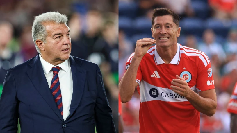 Laporta spotkał się z agentem Lewandowskiego — Barcelona szuka napastnika