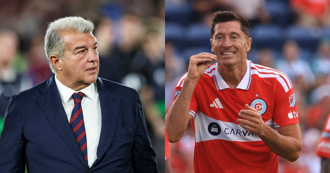 Laporta spotkał się z agentem Lewandowskiego. FC Barcelona w tarapatach