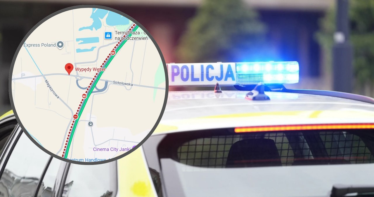 Droga S8, Wypędy. Karambol na ekspresowej trasie, olej wylał się na jezdnię Droga S8, Wypędy. Karambol na ekspresowej trasie, olej wylał się na jezdnię
