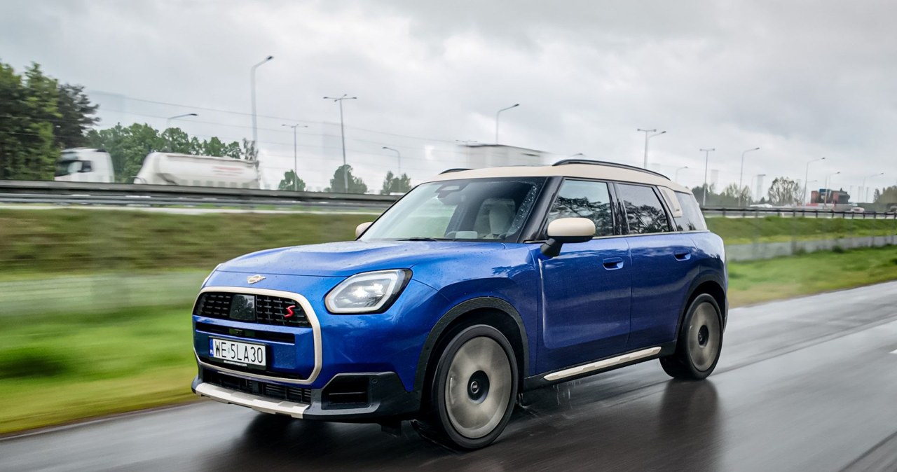 Mini Countryman S ALL4 to gokart do jazdy w terenie. 7,1 s do setki