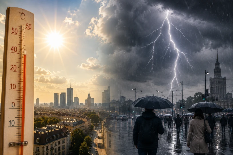 Pogodowy zwrot tuż po weekendzie. Różnica sięgnie 20 stopni
