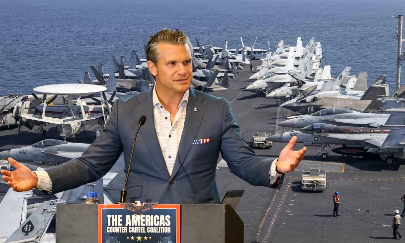 Media o wstrząsających doniesieniach z lotniskowca z USA. Hegseth reaguje