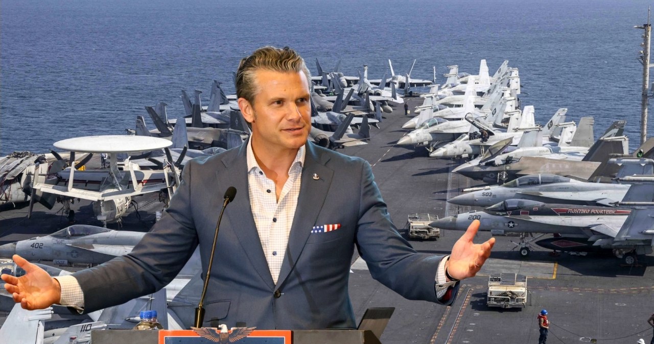 Media o wstrząsających doniesieniach z lotniskowca z USA. Hegseth reaguje