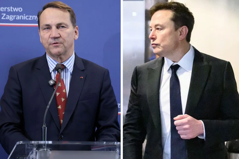 Sikorski zwrócił się do Muska, poszło o Starlinka. Ironiczny wpis