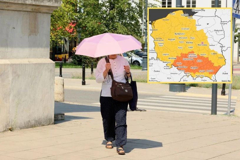 IMGW issues heat alerts across nearly all of Poland — up to 35°C in the west