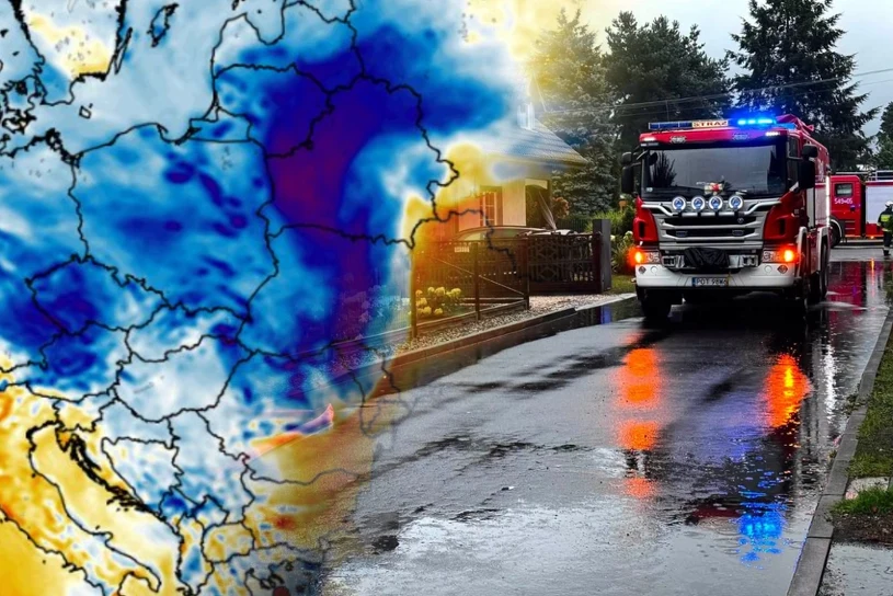 Thunderstorms return to north-east Poland with heavy rain and wind