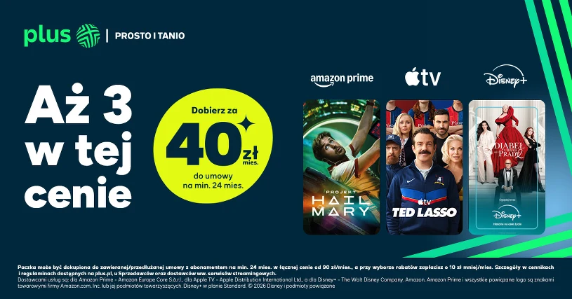 Nowy pakiet streamingowy z Disney+ w Plusie i Polsat Box