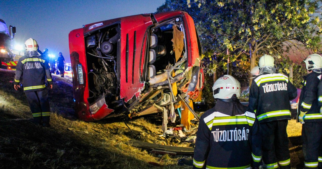 Wypadek autokaru na Węgrzech. Jest decyzja ws. aresztu dla kierowcy