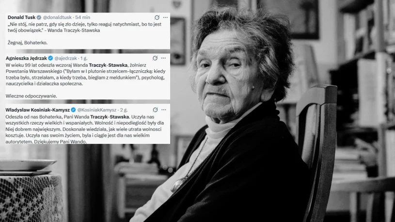 Politycy żegnają Wandę Traczyk-Stawską. "Uczyła nas swoim życiem"