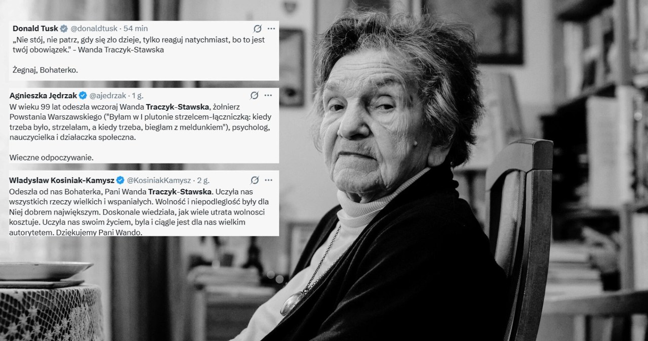 Politycy żegnają Wandę Traczyk-Stawską. "Uczyła nas swoim życiem"