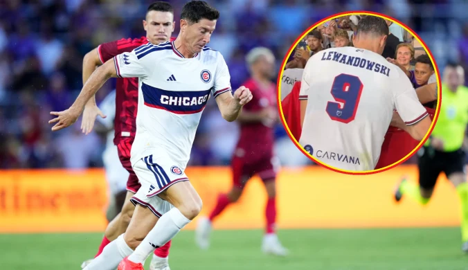 Lewandowski z golem, tuż po meczu takie zachowanie. MLS pokazało nagranie