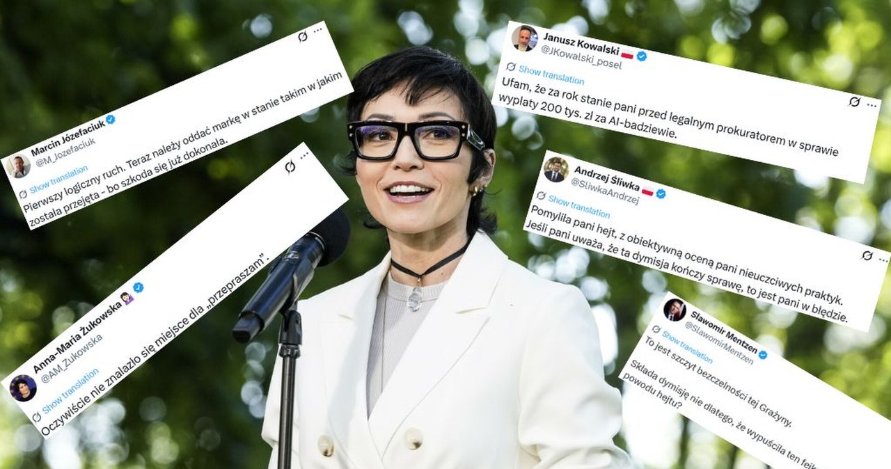 "Pani chyba w życiu hejtu nie widziała". Politycy bez litości po dymisji