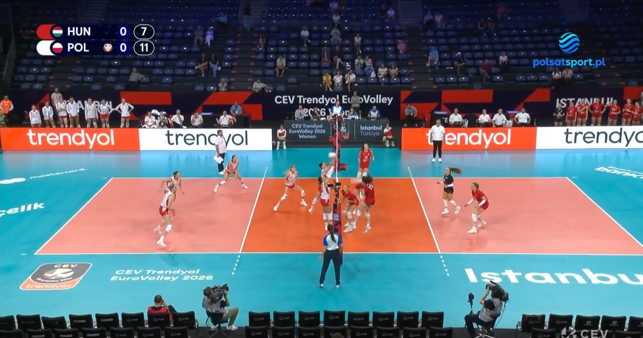 ME Siatkarek 2026. Najlepsze ataki w meczu Polska - Węgry. WIDEO