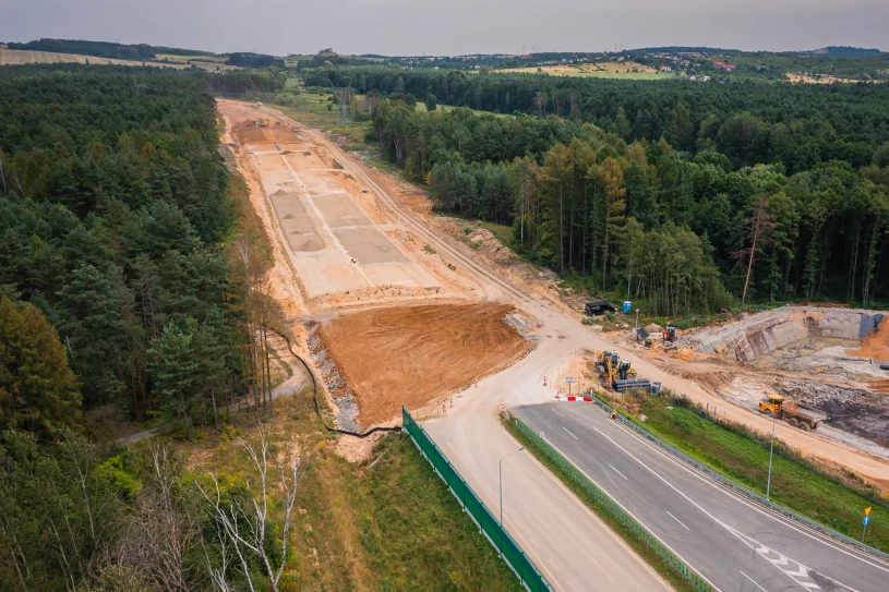 Obwodnica Zawiercia rośnie w oczach. Budowa przekroczyła już 34 proc.