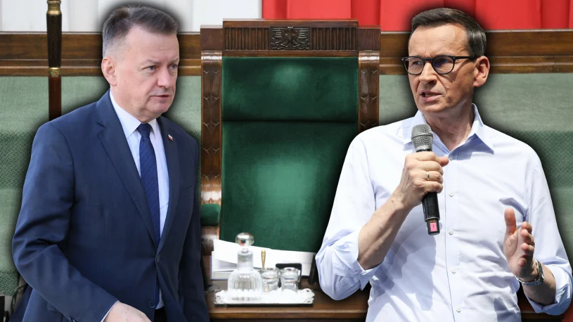 Błaszczak uderza w Morawieckiego. "Działanie na rzecz Koalicji 13 grudnia"