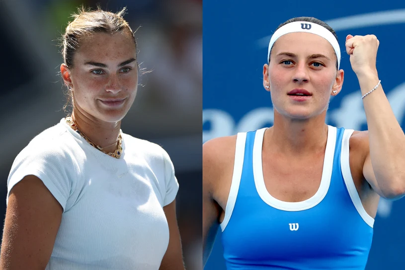 Sabalenka dostała przekaz od Kostiuk. Popis Ukrainki na Arthur Ashe Stadium