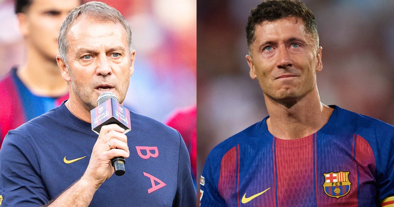 Nie milkną echa odejścia Lewandowskiego z Barcelony. Flick przemówił