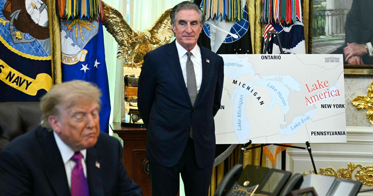 Donald Trump znów poprawia geografię. Tym razem padło na jezioro Ontario