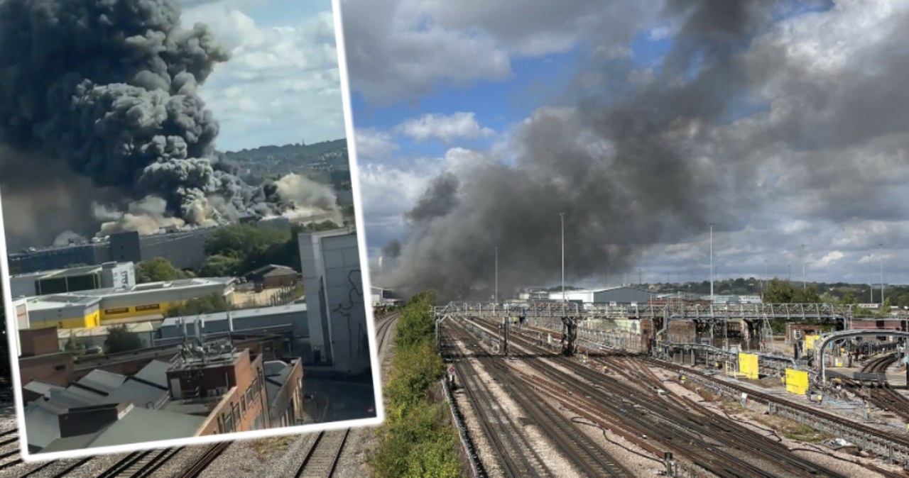 Pożar w pobliżu Wembley. Dym sparaliżował londyńskie metro