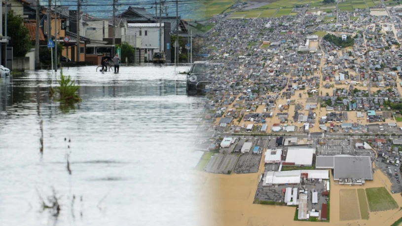 Record Rainfall Triggers Floods and Mudslides in Japan's Fukui Prefecture