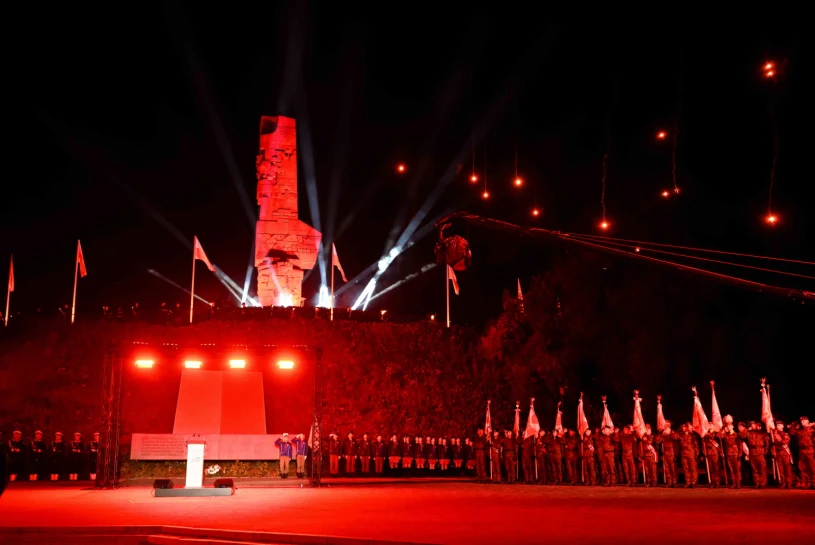 Uroczystości na Westerplatte. Nawrocki: Prawda, z którą problem mają Niemcy