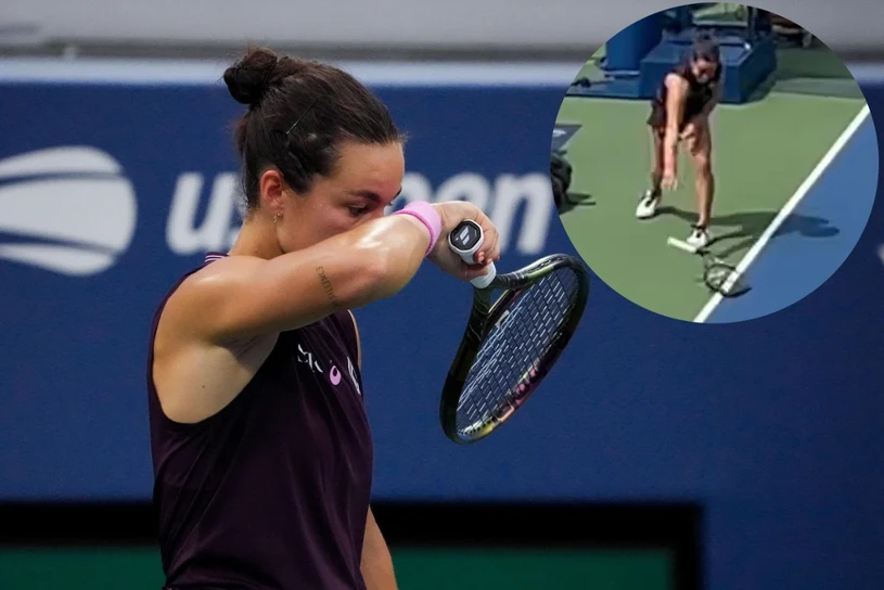 Zacięty bój na US Open, na koniec wpadła w szał. Sceny na korcie