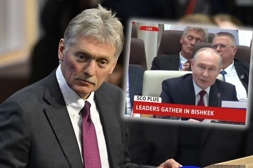 Putin przemawia, a Pieskow śpi. Nagranie krąży po sieci