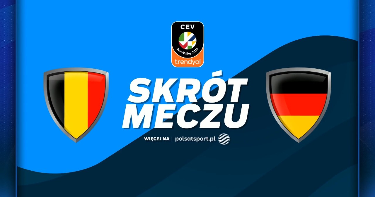 ME siatkarek 2026. Belgia - Niemcy. Skrót meczu. WIDEO