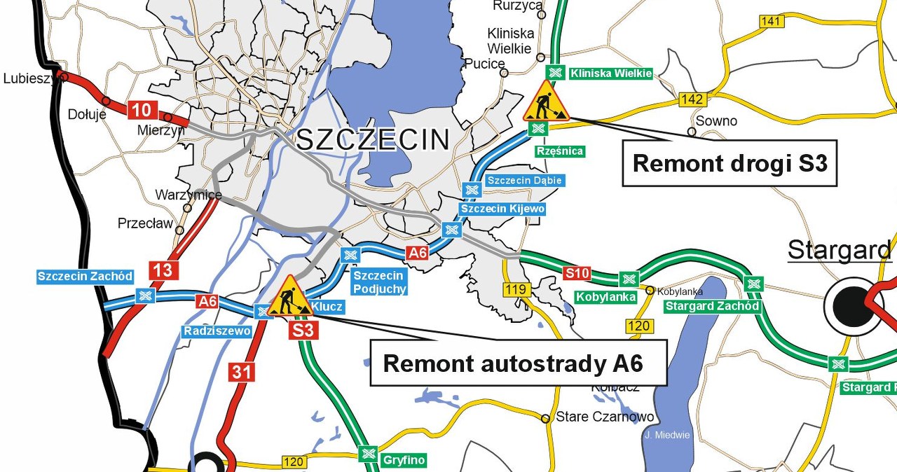 Rusza remont autostrady A6. Utrudnienia potrwają miesiące