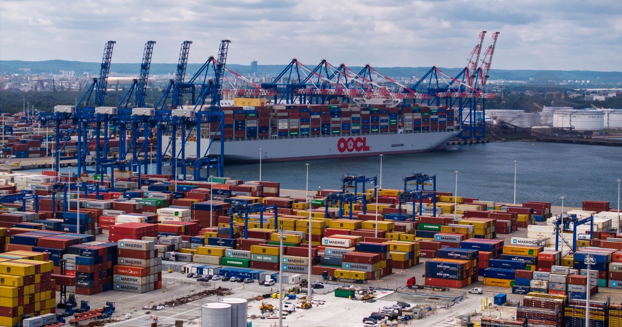 Gigant w Baltic Hub w Gdańsku. Największy taki kontenerowiec świata