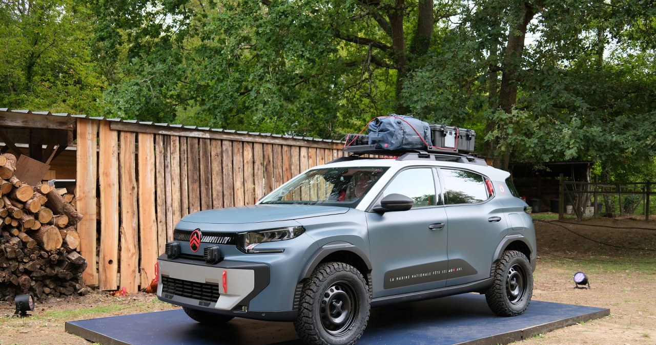 Citroen C3 Aircross w wersji dla marynarki. Wnętrze jak na okręcie