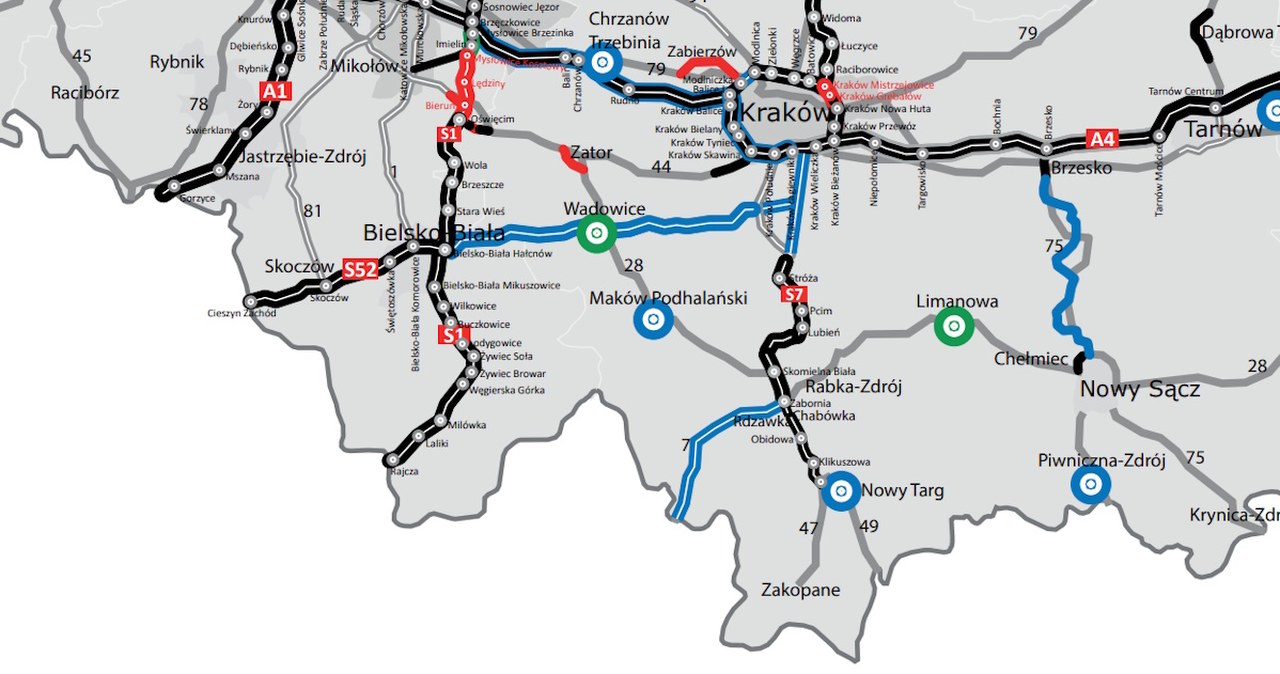 Droga S52 ma mieć 61 km i 12 węzłów. Wiadomo, kiedy może ruszyć budowa