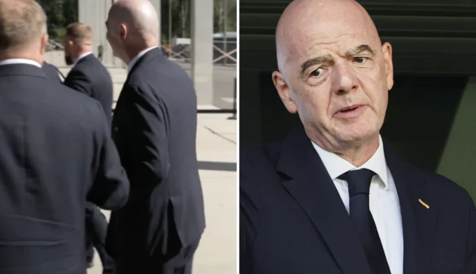 Szef FIFA dostał w Polsce niewygodne pytanie. Nagrali jego reakcję