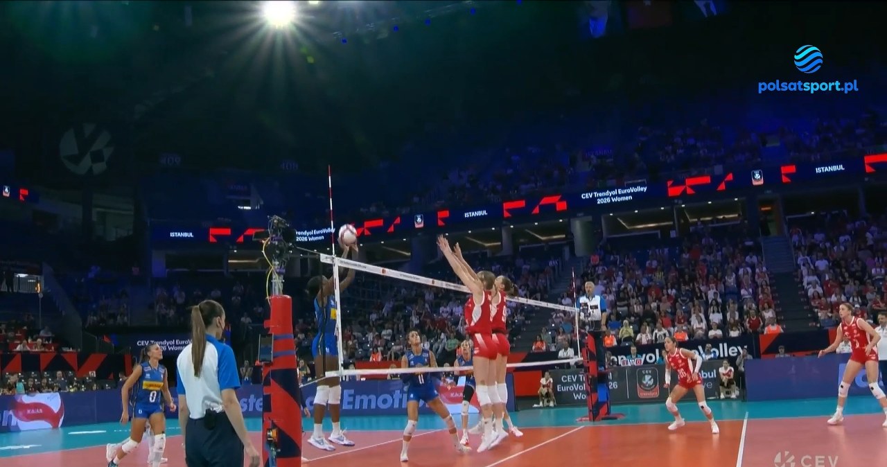 Polska - Włochy: najlepsze akcje ofensywne półfinału ME [WIDEO]