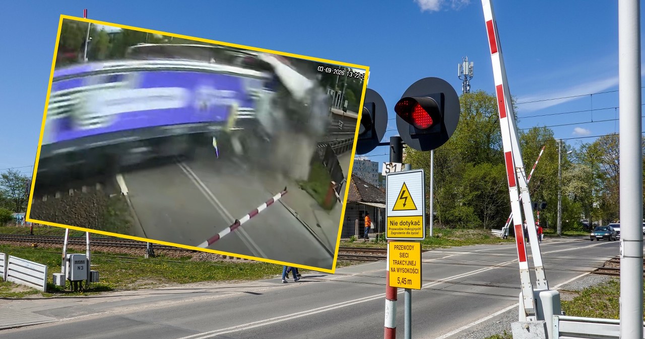 Pociąg rozbił ciężarówkę na przejeździe. Dzień później stanęło tam auto osobowe