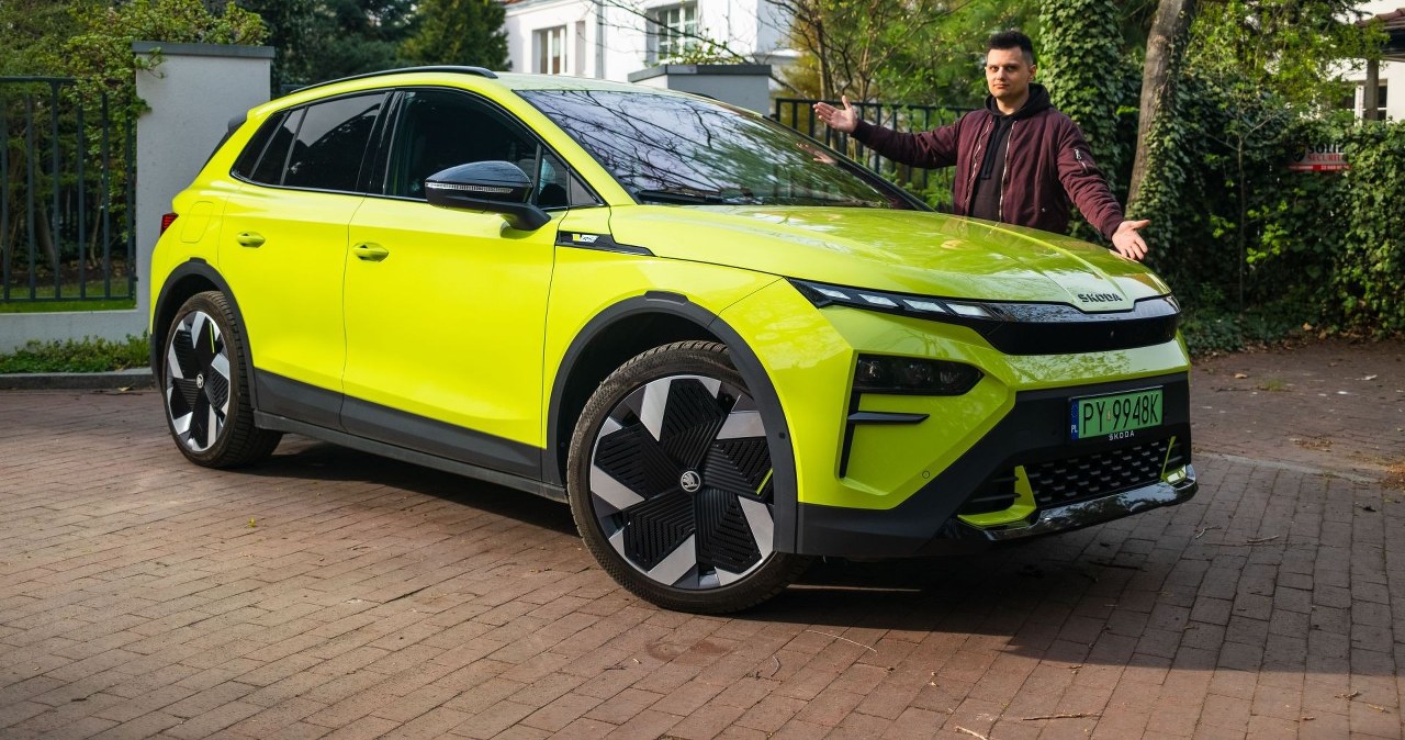 Skoda Elroq RS przeczy tradycji. Sportowe wrażenia w elektrycznym SUV-ie?