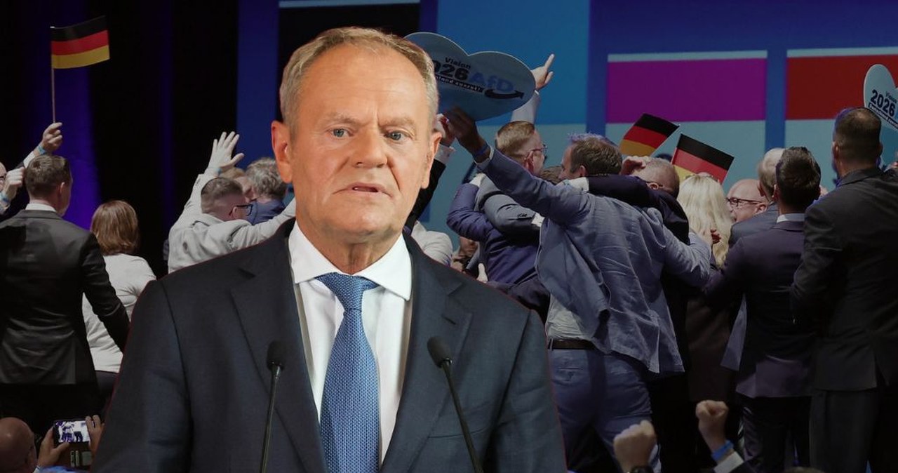 "Tylko idioci albo zdrajcy mogą się cieszyć". Tusk o wynikach w Niemczech