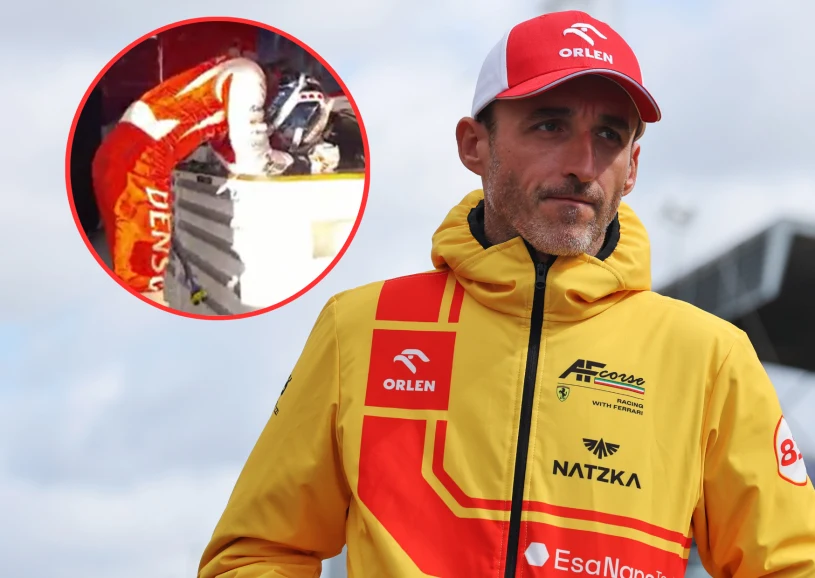 12 minut do końca i awaria lidera. Kubica też nie miał szczęścia