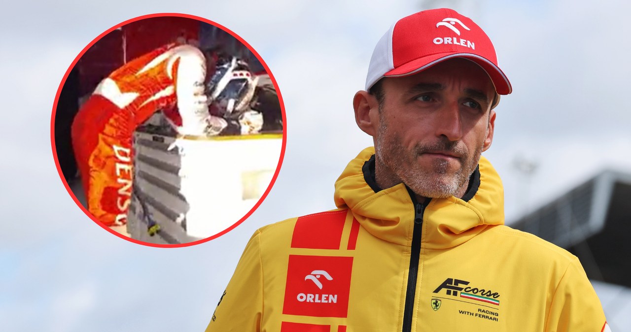 12 minut do końca i awaria lidera. Kubica też nie miał szczęścia