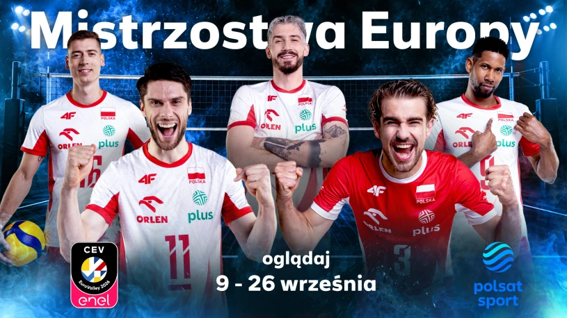Mistrzostwa Europy siatkarzy w Telewizji Polsat i Polsat Box Go