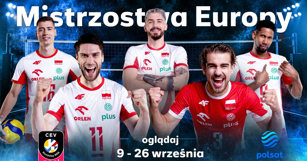 Mistrzostwa Europy siatkarzy w Telewizji Polsat i Polsat Box Go