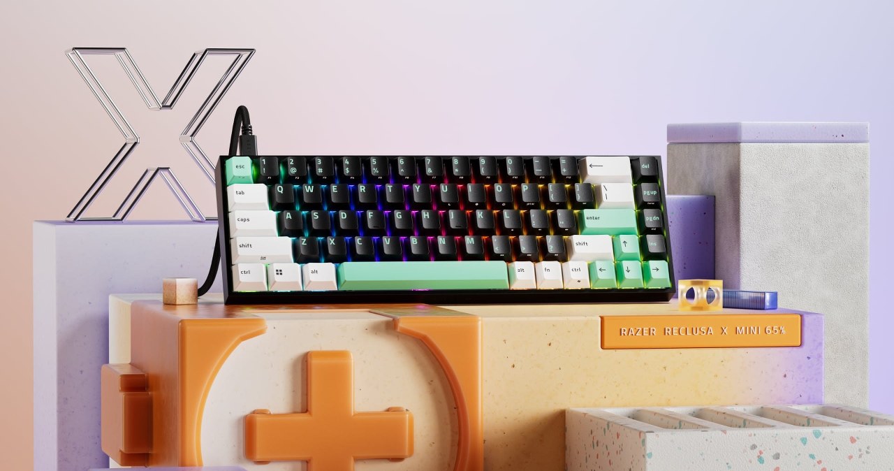 Poznaj zupełnie nową klawiaturę Razera - Reclusa X Mini 65%