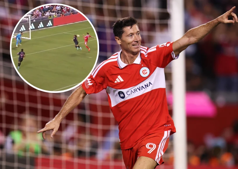 Wielka radość w Chicago. 10. minuta i gol Lewandowskiego. Tak go strzelił