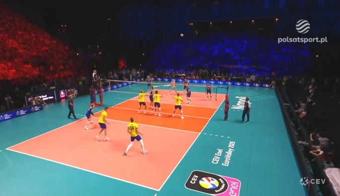 Włosi bez straty seta ze Szwecją na start siatkarskich ME [WIDEO]
