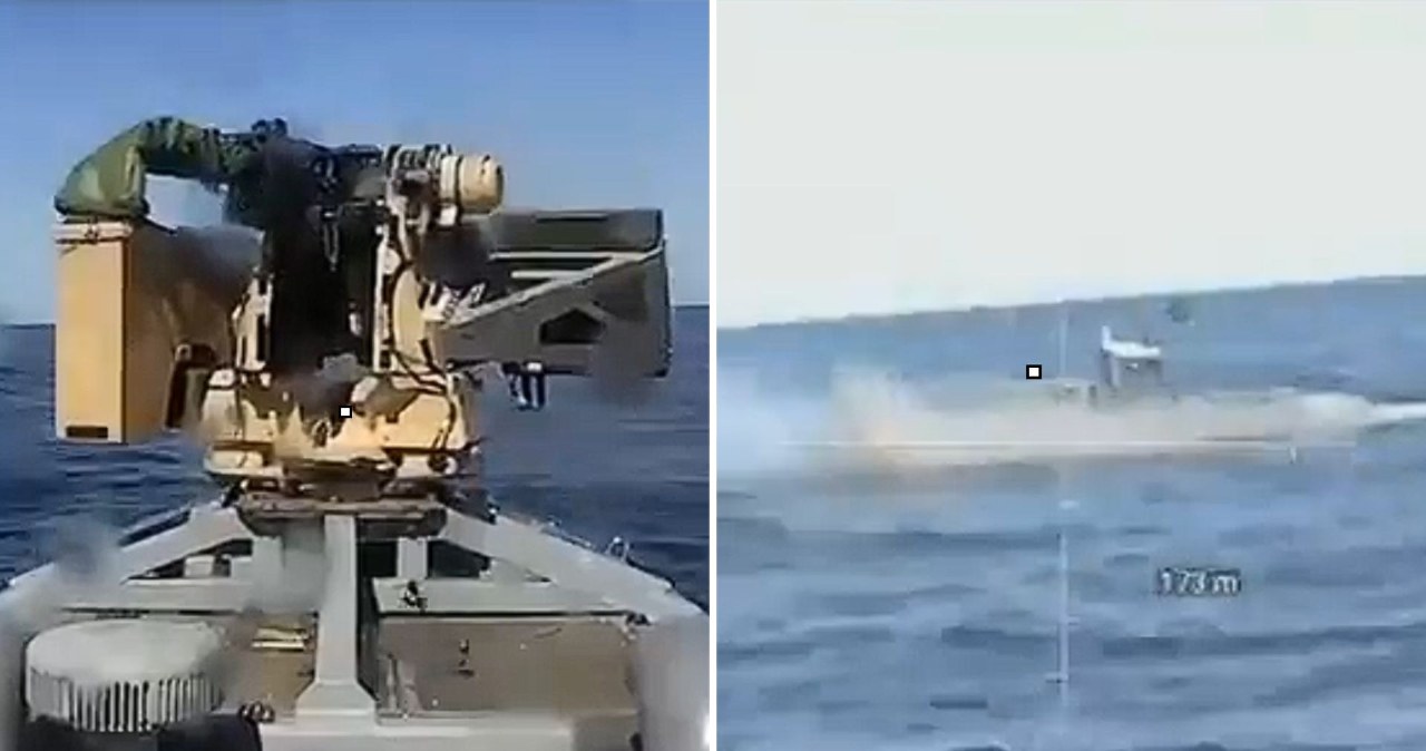 Wojna na Ukrainie. „Pierwsze w historii” starcie dwóch dronów morskich Wojna na Ukrainie. „Pierwsze w historii” starcie dwóch dronów morskich