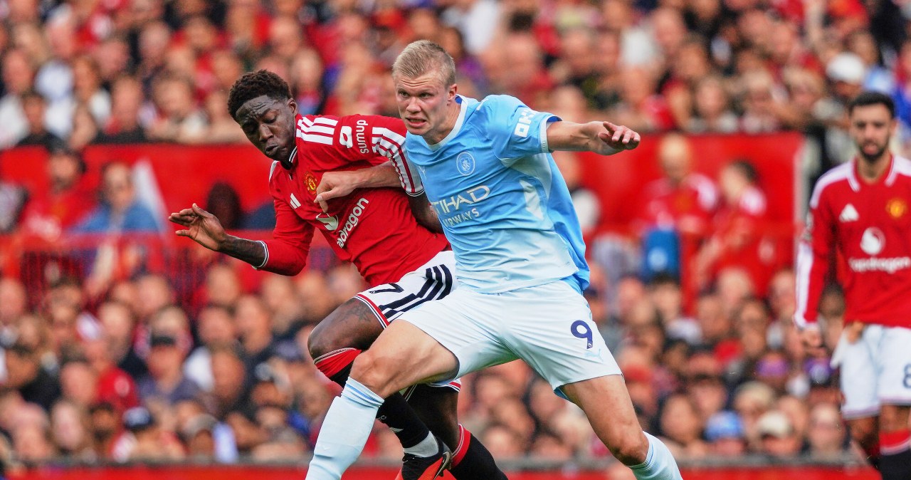 Czerwień dla City, Haaland uciszył United. Wrzało w derbach Manchesteru