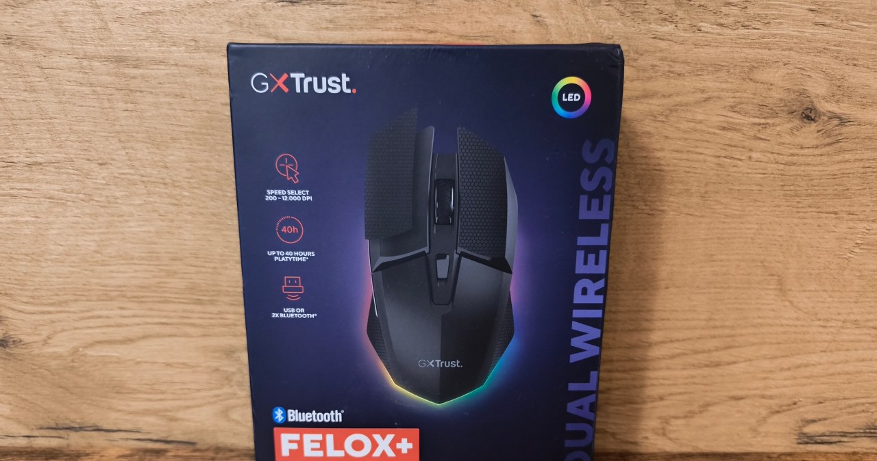Trust GXT 122 Felox+ - czy budżetowa myszka bezprzewodowa może być solidna?